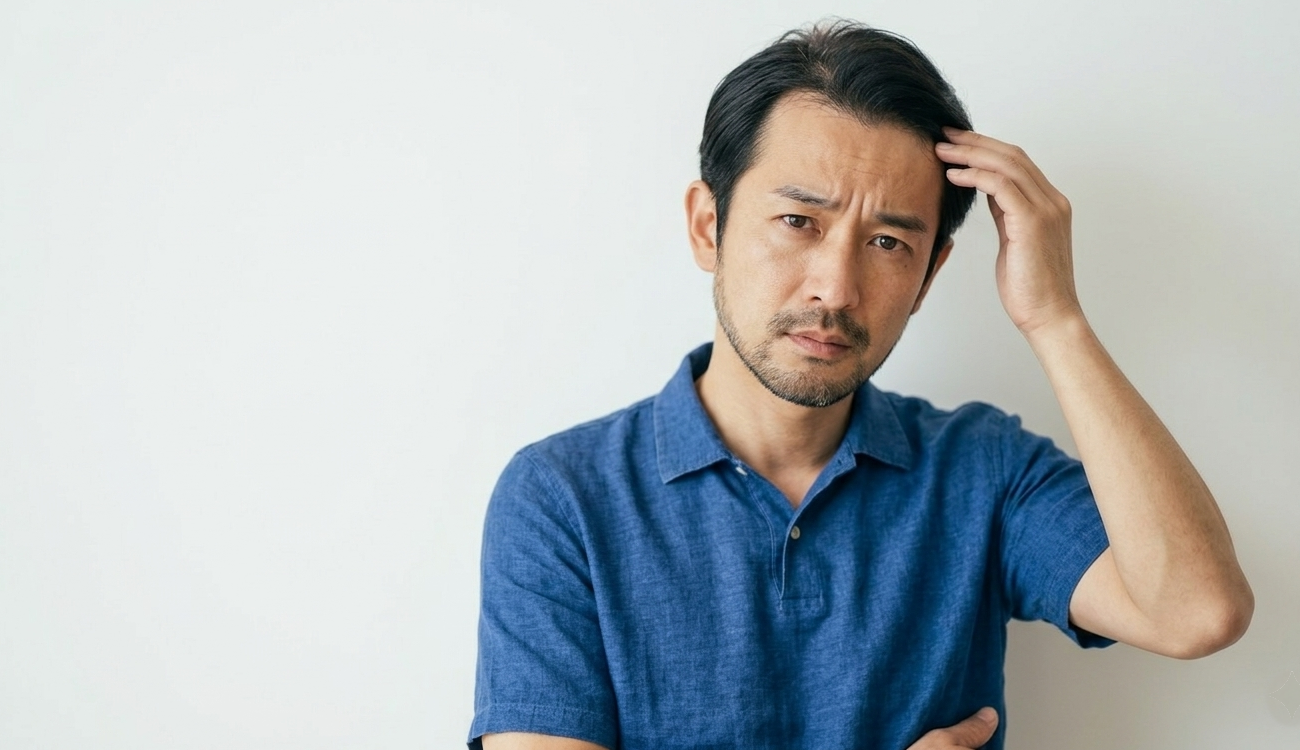 薄毛(ハゲ)の進行を止めるための基本知識と対策法を解説